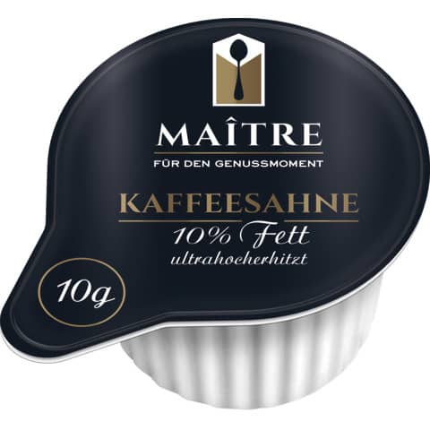 Kaffeesahne 10% Fett   240 x 10 g MAITRE 4051126001