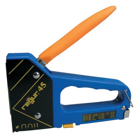 Heftpistole Tacker, blau/gelb DR. GOLD R-45