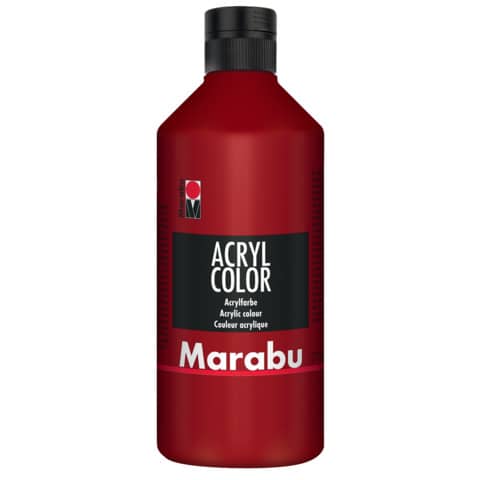 Acrylfarbe Color, 500ml, rubinrot MARABU 12010 075 038