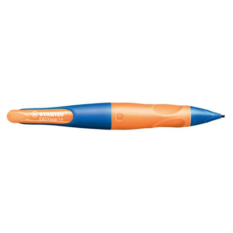 Feinminenstift EASYergo 1.4, HB, ultramarinblau/neonorange, L STABILO 7881/6-HB