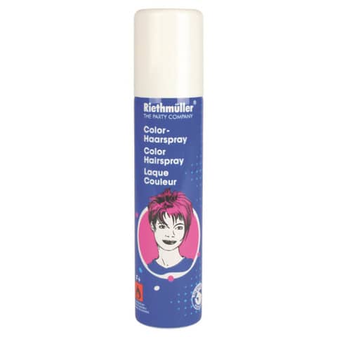 Color-Haarspray 100ml weiß FRIES 3010 1