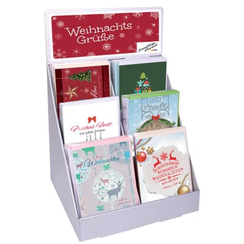 Weihnachtskarte Classic, 150er Box, sortiert PAPER STYLE 22-0115