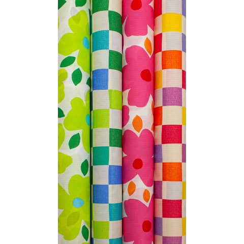 Geschenkpapierrolle Candy, 2 m x 70 cm, sortiert BY NATURE 1330-25367/PBS