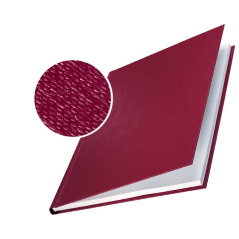 Bindemappe impressBIND, Hard Cover, A4, 3,5 mm, 10 Stück, bordeaux LEITZ 7390-00-28