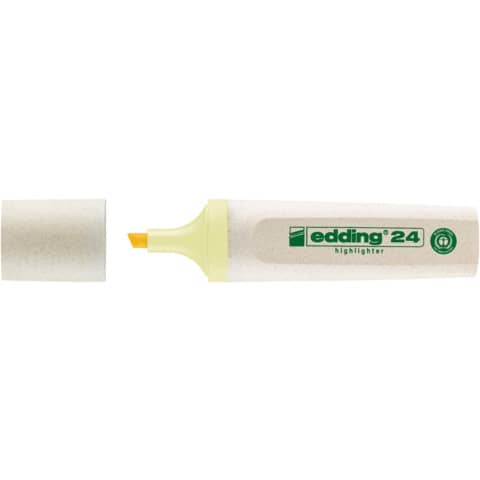 Textmarker EcoLine, 2-5mm, pastellgelb EDDING 24135