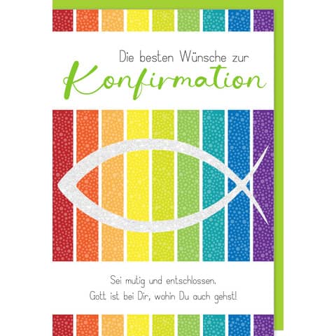 Konfirmationskarte Braun+ Company 5850-24041