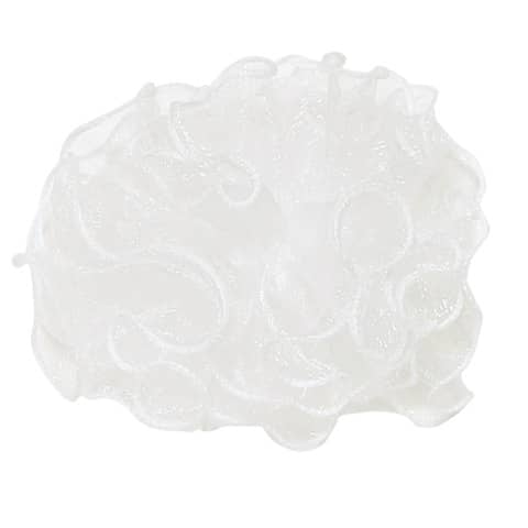 Kerzenmanschette Organza für Kommunionkerze, weiß WIEDEMANN 56400604