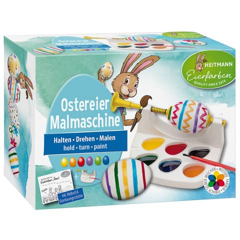 Ostereier Malmaschine Set HEITMANN EIERFARBEN 1024483