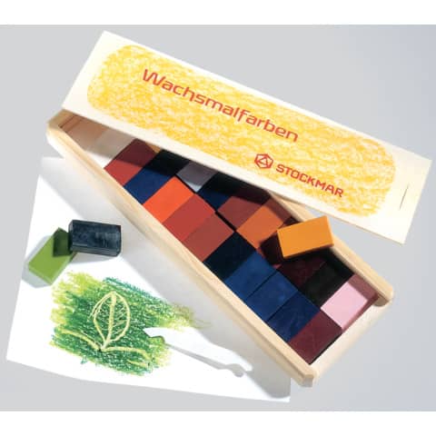 Wachsmalblock, 24er Etui STOCKMAR 35600