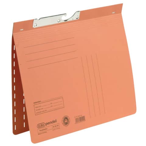 Pendelhefter, A4, 250g/m², kaufmännische Heftung, orange ELBA 100560097