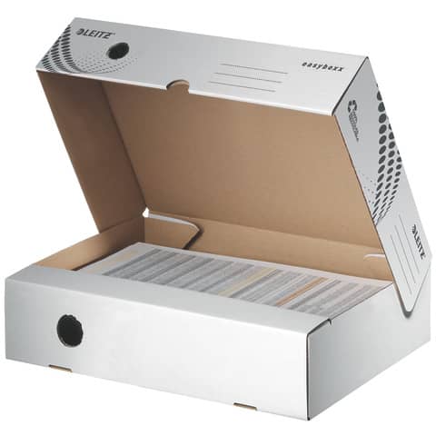 Archivbox easyboxx, A4, 8cm, weiß LEITZ 6134-00-00