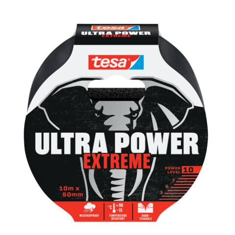 Reparaturband Ultra Power Extrem, 10mx50mm, schwarz TESA 56622-00000-00