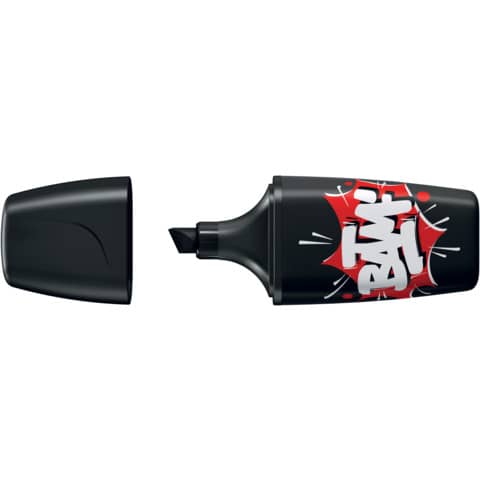 Textmarker BOSS® MINI by Snooze One, 2-5mm, schwarz STABILO 07/46-10