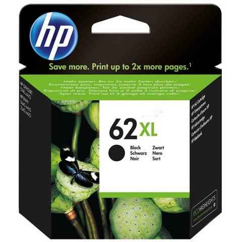 Inkjetpatrone Nr. 62XL schwarz HP C2P05AE