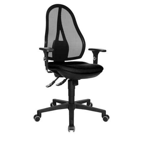 Drehstuhl ohne Armlehnen ,Netz schwarz TOPSTAR OP200G20H