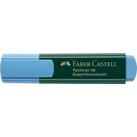 Textmarker Textliner 48 Superfluorescent, blau FABER CASTELL 154851