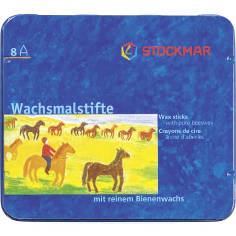 Wachsmalstift, 8 Stück STOCKMAR 31000