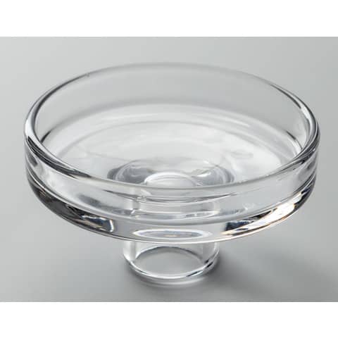 Kerzenhalter transparent 2in1 transparent 10x10x4,7cm  5255