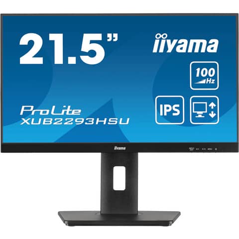 Monitor, 54,5cm, 21,5 Zoll, IPS, schwarz IIYAMA XUB2293HSU-B7