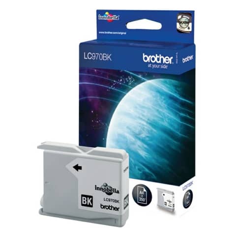 Inkjetpatrone, schwarz BROTHER LC970BK
