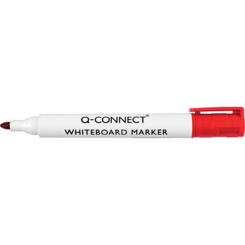 Whiteboardmarker, 2-3mm, Rundspitze, rot Q-CONNECT KF26037