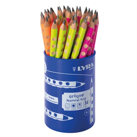 Bleistift Groove Jumbo, B, Neon LYRA L1873365