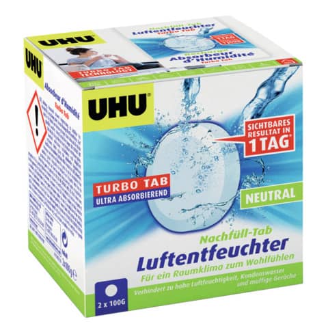 Luftentfeuchter Ambiance Tabs, neutral, 2 x 100 g UHU 50505