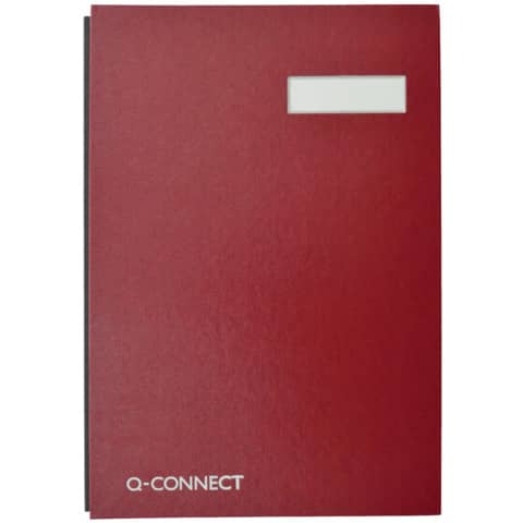 Unterschriftsmappe, 20 Fächer, rot Q-CONNECT KF31011