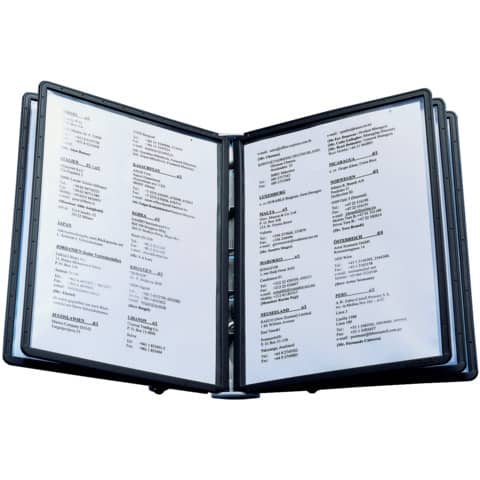 Sichttafelsystem SHERPA® soho Display System table 5, anthr./gr, 263x340x75mm DURABLE 5540 01