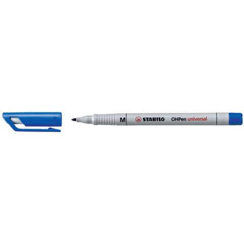 Folienstift OHPen universal, 1 mm, wasserlöslich, blau STABILO 853/41