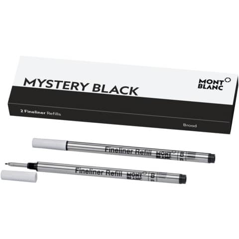 Feinlinermine B, 2 Stück, schwarz MONT BLANC MB128247