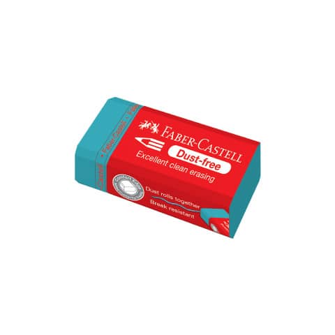 Radierer DUST-FREE Trend sortiert FABER CASTELL 187221