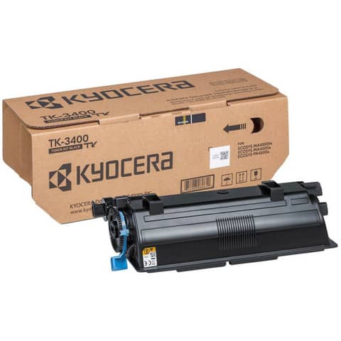 Lasertoner TK-3400, 12.500 Seiten, schwarz KYOCERA 1T0C0Y0NL0