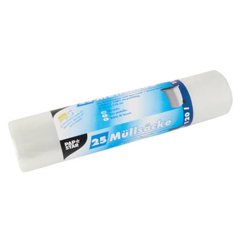 Müllbeutel, 120L, 25 Stück PAPSTAR 12128