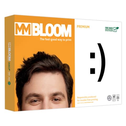 Kopierpapier Premium, A4, 80g/m², 500 Blatt, weiß MM BLOOM 9938A80S