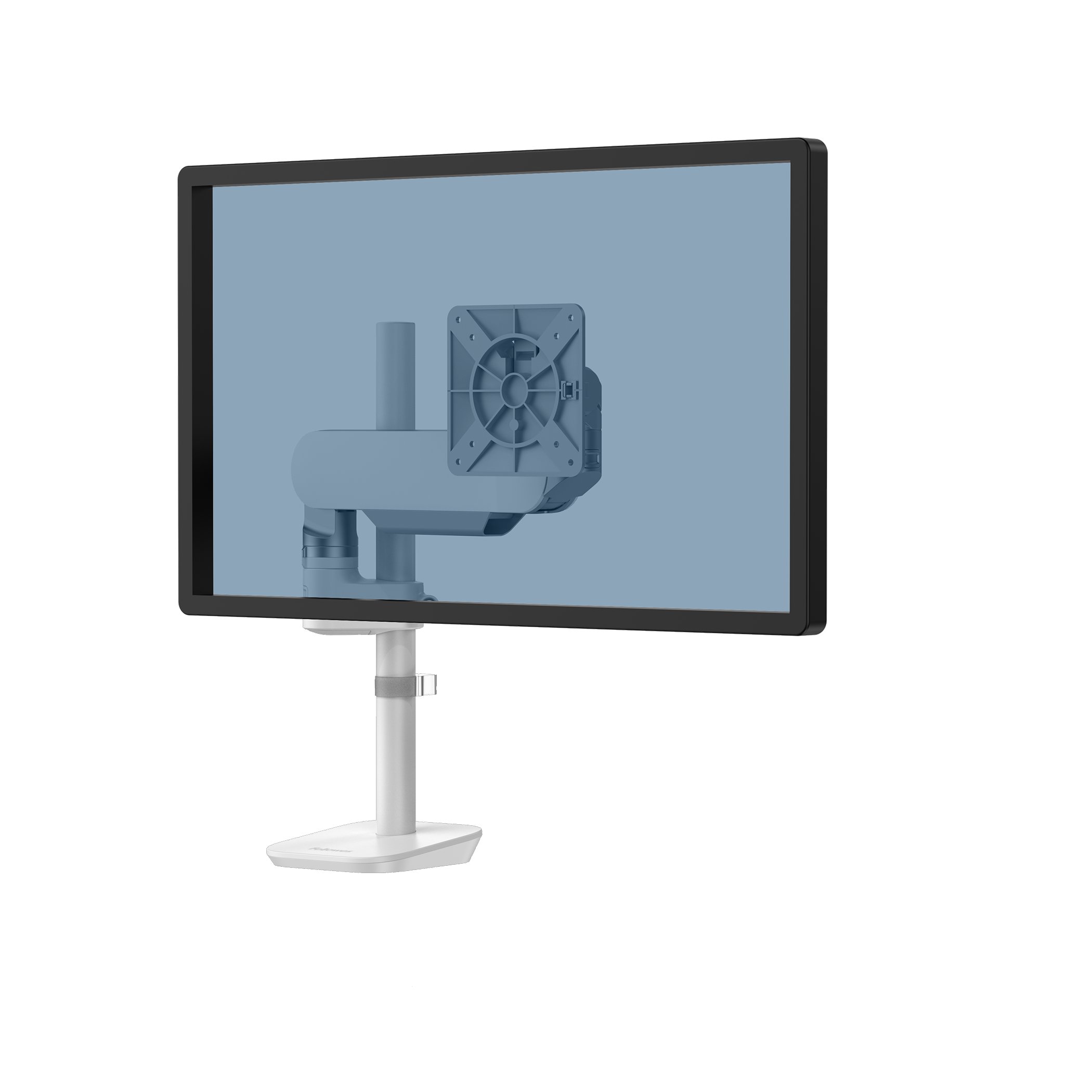 RisingEX™ 1M Monitorarm - Designer Weiß/Silber