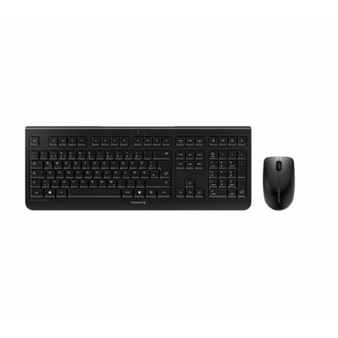 Tastatur+Maus 3.0 DW 3000, kabellos, deutsch, schwarz CHERRY JD-0710DE-2