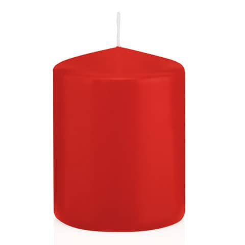 Stumpenkerze, 80x60mm, rot  618315.001