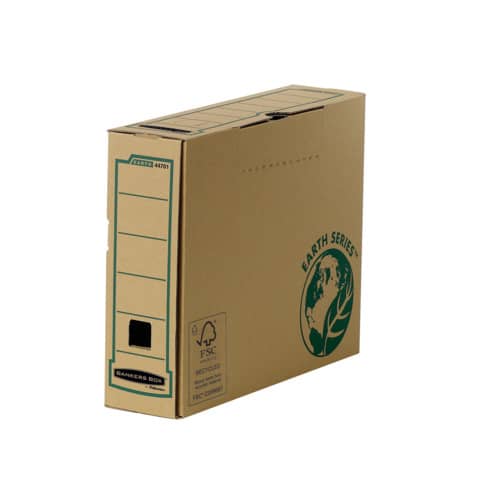 Archivschachtel Bankers Box® Earth Series, 83 x 254 x 319 mm, braun BANKERS BOX 4470101