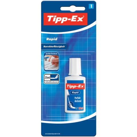 Korrekturfluid  Rapid 25 ml weiß TIPP-EX 8871602