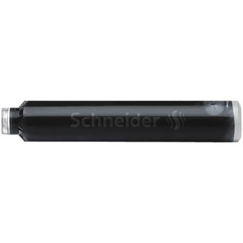 Tintenpatrone Standard für Füllhalter, schwarz, 6er Schachtel SCHNEIDER SN6601