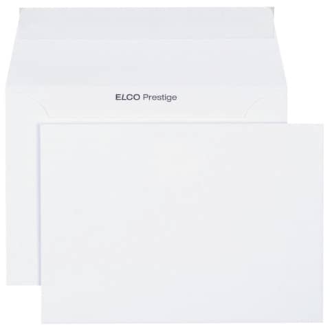 Briefumschlag Documento ohne Fenster, B6, 120g/m², haftklebend, 25 Stück, weiß ELCO 7039612
