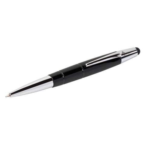 Kugelschreiber Touchpen Pioneer 2in1, schwarz WEDO 261 25001