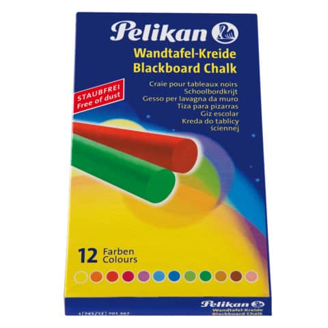 Wandtafelkreide sortierte Farben PELIKAN 400142595