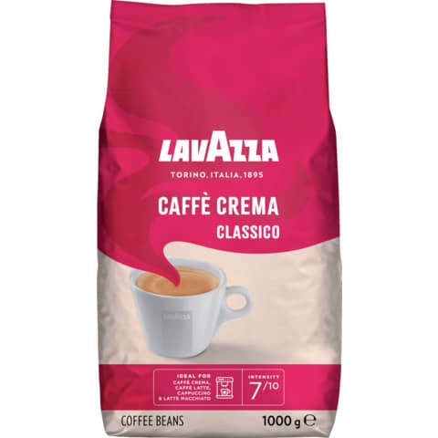 Kaffee 1kg Crema Classico ganze Bohnen LAVAZZA 353068