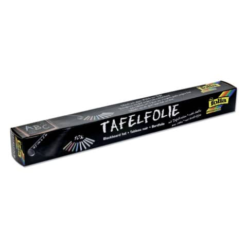 Tafelfolie, 45x200cm, selbstklebend, schwarz FOLIA 390090