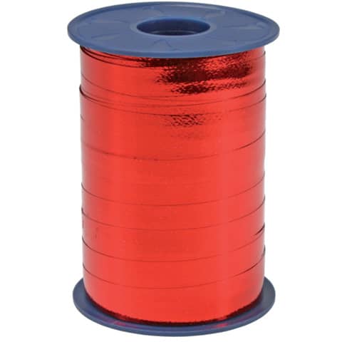 Ringelband, 10mmx250m, metallic rot  2858-609