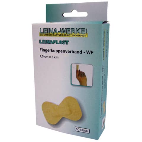 Fingerling 4,5x8cm 50 Stück   wasserfest LEINA-WERKE 72251