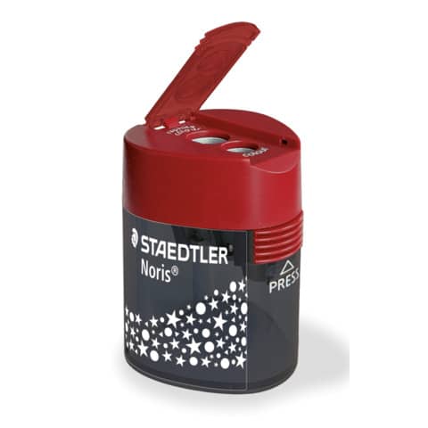 Doppel-Dosenspitzer Noris, Ø8,2/10,2 mm, rot STAEDTLER 512 188