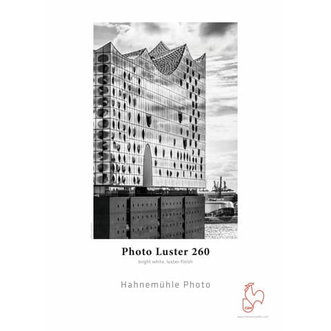 Inkjet Fotopapier Photo Luster, A4, 260g/m², 25 Blatt, hellweiß HAHNEMÜHLE 10 641 930